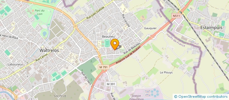 localisation de l'entreprise MONSIEUR CHRISTIAN DROLEZ à WATTRELOS