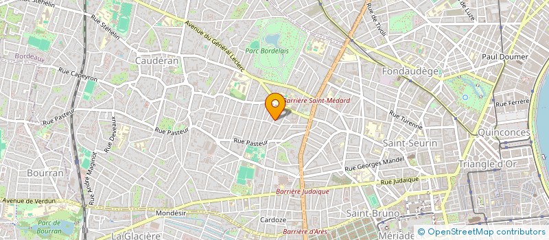 localisation de l'entreprise MONSIEUR CHRISTIAN DROMER à BORDEAUX