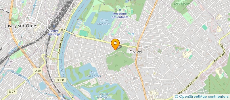 localisation de l'entreprise MONSIEUR CHRISTIAN DRONIOU à DRAVEIL