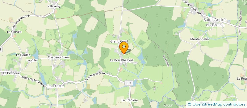 localisation de l'entreprise MONSIEUR CHRISTIAN DROUAULT à LA FRETTE