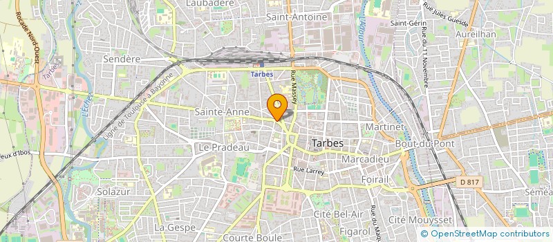 localisation de l'entreprise MONSIEUR CHRISTIAN DRUILHET à TARBES