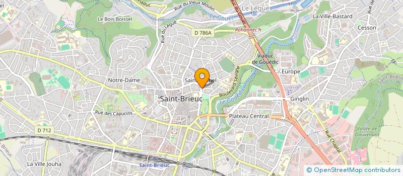 localisation de l'entreprise MONSIEUR CHRISTIAN DUBAS à SAINT-BRIEUC