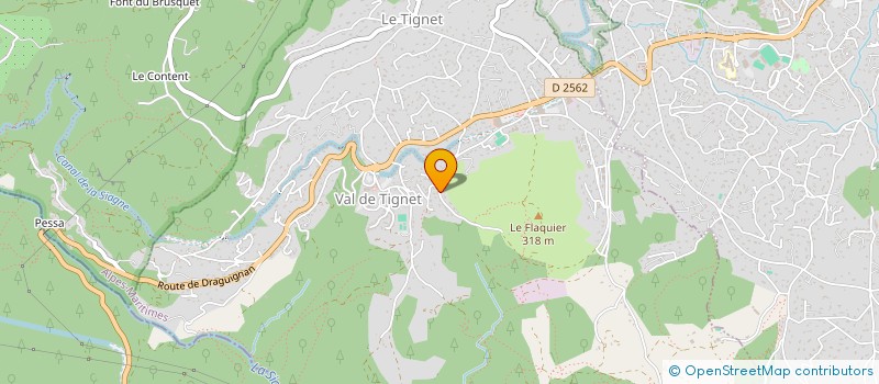 localisation de l'entreprise MONSIEUR CHRISTIAN DUBOIS à LE TIGNET