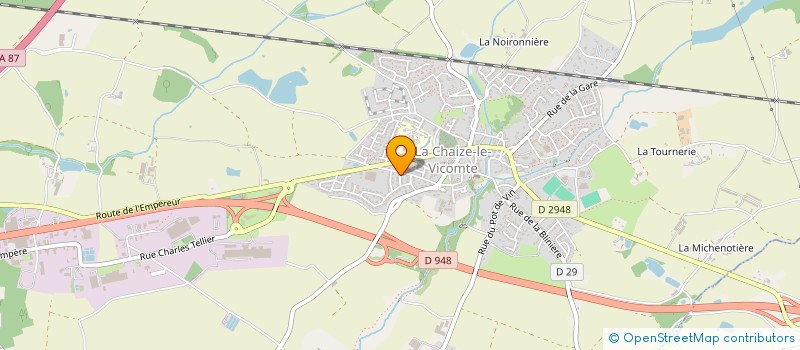 localisation de l'entreprise MONSIEUR CHRISTIAN DUBOIS  LA CHAIZE-LE-VICOMTE