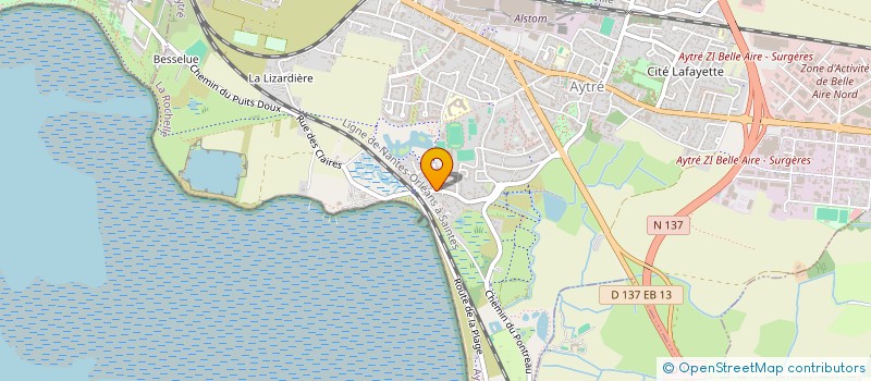 localisation de l'entreprise MONSIEUR CHRISTIAN DUBOURG  AYTRE