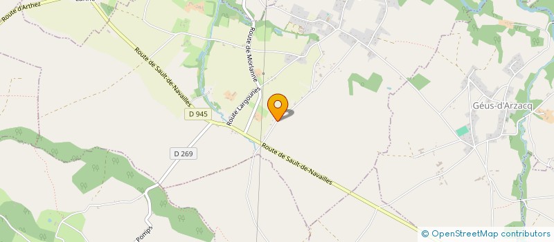 localisation de l'entreprise MONSIEUR CHRISTIAN DUCASSOU  MORLANNE