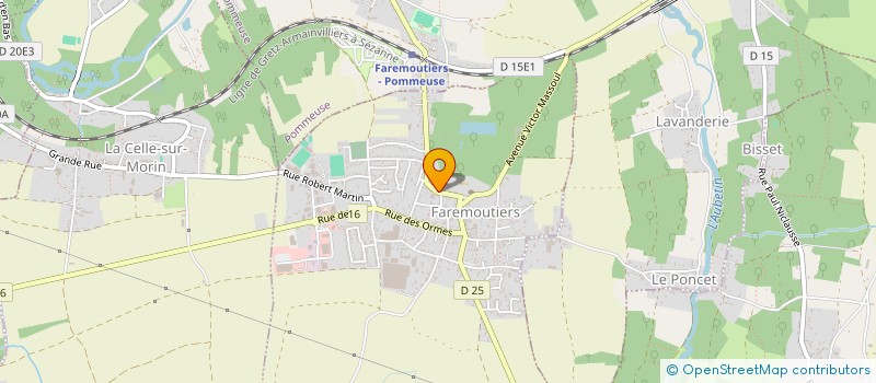 localisation de l'entreprise MONSIEUR CHRISTIAN DUCHET à FAREMOUTIERS