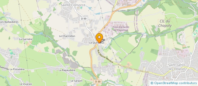 localisation de l'entreprise MONSIEUR CHRISTIAN DUCROT  SAINTE-CONSORCE