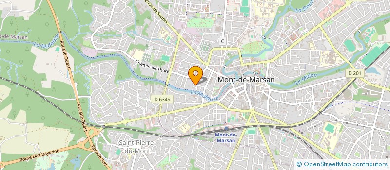 localisation de l'entreprise MONSIEUR CHRISTIAN DUFFING à MONT-DE-MARSAN
