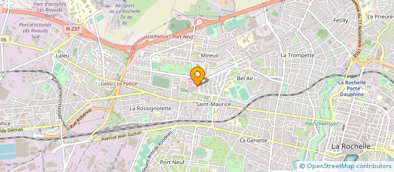 localisation de l'entreprise MONSIEUR CHRISTIAN DUFFOURC  LA ROCHELLE