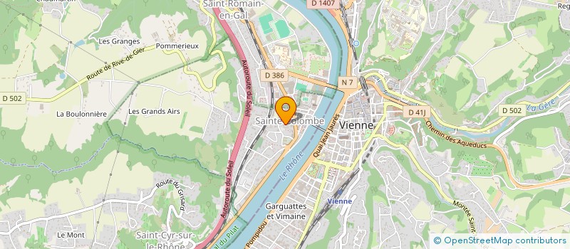 localisation de l'entreprise MONSIEUR CHRISTIAN DUMAS  SAINTE-COLOMBE