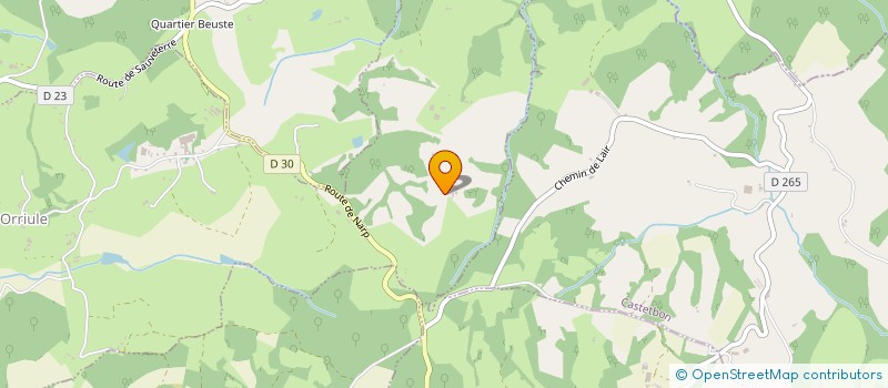 localisation de l'entreprise MONSIEUR CHRISTIAN DUMONT  ORRIULE