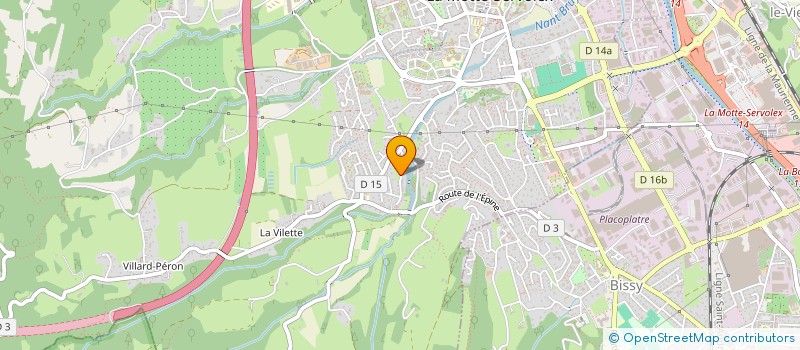 localisation de l'entreprise MONSIEUR CHRISTIAN DUMONTEIL à LA MOTTE SERVOLEX