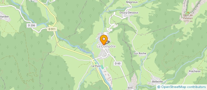 localisation de l'entreprise MONSIEUR CHRISTIAN DUMOULIN à LA COMPOTE