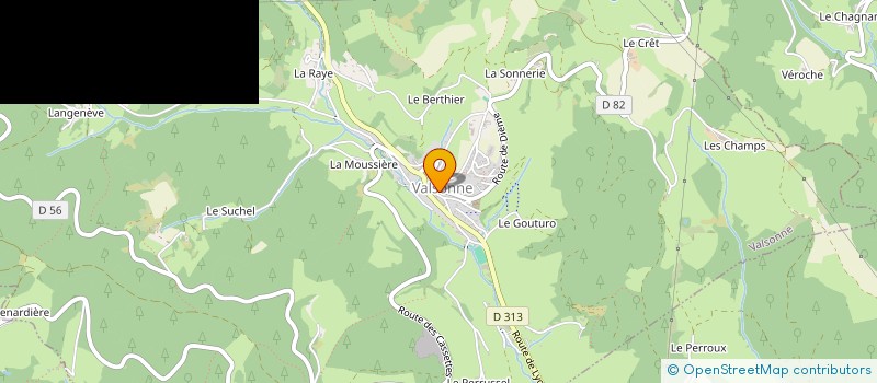 localisation de l'entreprise MONSIEUR CHRISTIAN DUPERRAY à VALSONNE
