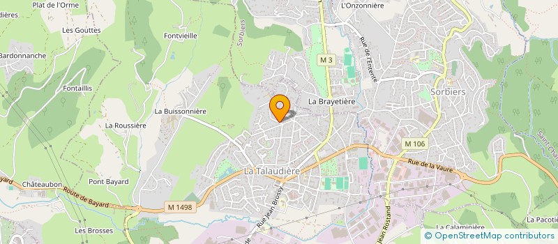 localisation de l'entreprise MONSIEUR CHRISTIAN DUPIN  LA TALAUDIERE