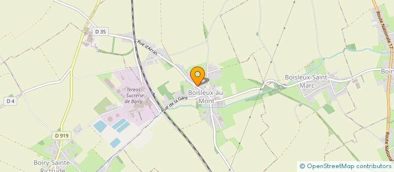 localisation de l'entreprise MONSIEUR CHRISTIAN DUPLOUY  BOIRY-SAINTE-RICTRUDE