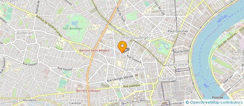 localisation de l'entreprise MONSIEUR CHRISTIAN DUPONCHEEL à BORDEAUX