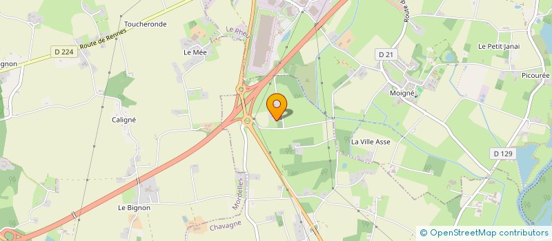 localisation de l'entreprise MONSIEUR CHRISTIAN DUPONT  CHAVAGNE