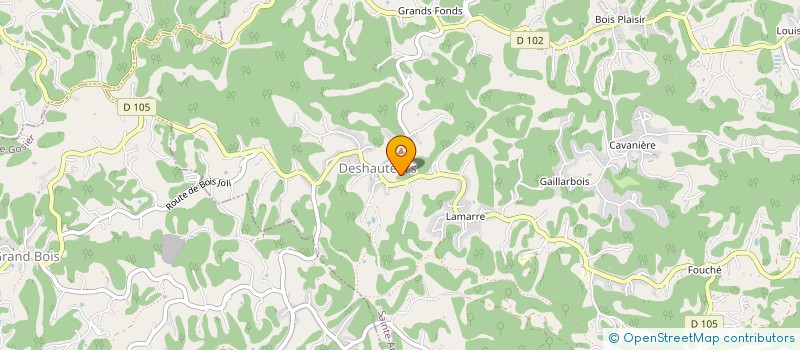 localisation de l'entreprise MONSIEUR CHRISTIAN DUPONT à SAINTE-ANNE