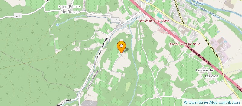 localisation de l'entreprise MONSIEUR CHRISTIAN DUPRAT à BUZET-SUR-BAISE