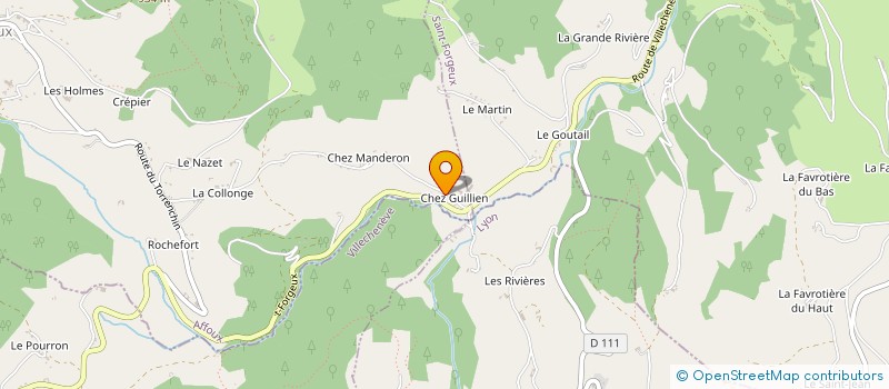 localisation de l'entreprise MONSIEUR CHRISTIAN DUPRE  AFFOUX