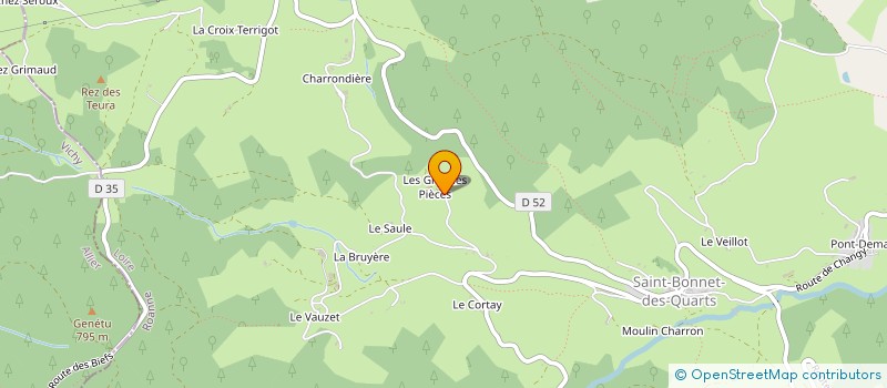 localisation de l'entreprise MONSIEUR CHRISTIAN DUPUIS  SAINT-BONNET-DES-QUARTS