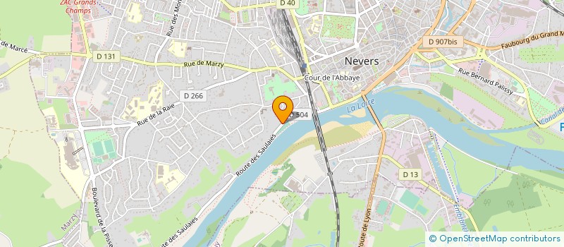 localisation de l'entreprise MONSIEUR CHRISTIAN DUPUY à NEVERS