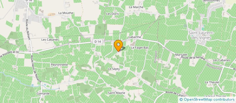 localisation de l'entreprise MONSIEUR CHRISTIAN DUPUY  POMPORT