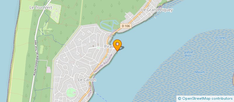 localisation de l'entreprise MONSIEUR CHRISTIAN DUPUY à LEGE-CAP-FERRET