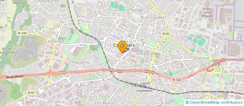 localisation de l'entreprise MONSIEUR CHRISTIAN DUPUY à COLOMIERS