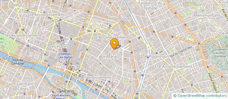 localisation de l'entreprise MONSIEUR CHRISTIAN DURAC à PARIS