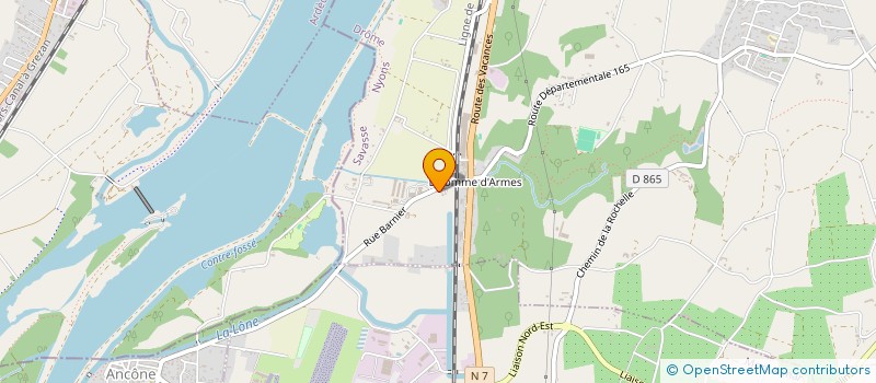 localisation de l'entreprise MONSIEUR CHRISTIAN DURAND  SAVASSE