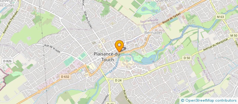 localisation de l'entreprise MONSIEUR CHRISTIAN DURANTE  PLAISANCE-DU-TOUCH