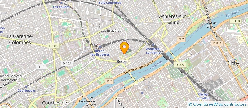 localisation de l'entreprise MONSIEUR CHRISTIAN DURANTE à COURBEVOIE