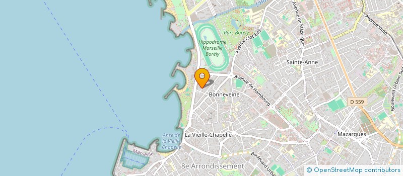 localisation de l'entreprise MONSIEUR CHRISTIAN DURBEC à MARSEILLE