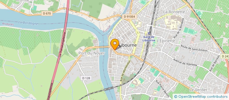 localisation de l'entreprise MONSIEUR CHRISTIAN DUREYSSEIX à LIBOURNE