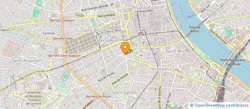 localisation de l'entreprise MONSIEUR CHRISTIAN DUSSAIGNE  BORDEAUX