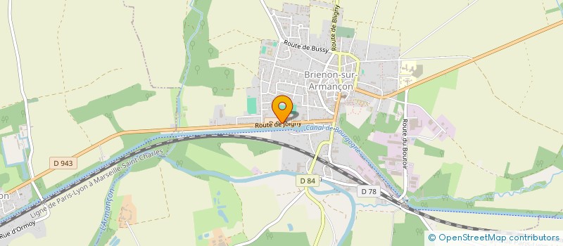 localisation de l'entreprise MONSIEUR CHRISTIAN DUSSART à BRIENON-SUR-ARMANCON