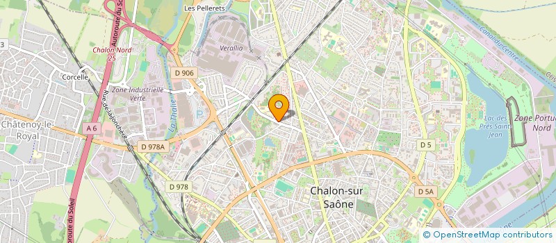 localisation de l'entreprise MONSIEUR CHRISTIAN DUSSAU à CHALON-SUR-SAONE