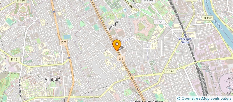 localisation de l'entreprise MONSIEUR CHRISTIAN DUTARD à VITRY-SUR-SEINE