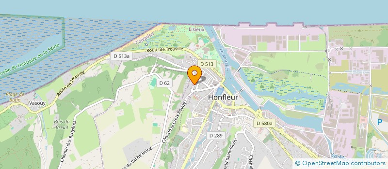 localisation de l'entreprise MONSIEUR CHRISTIAN DUTEIL  HONFLEUR