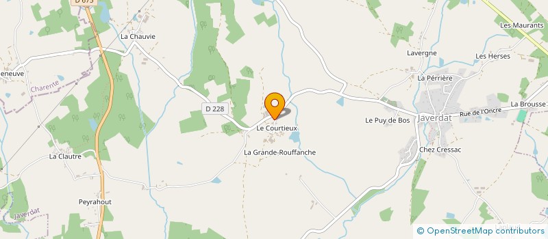 localisation de l'entreprise MONSIEUR CHRISTIAN DUTHEIL à JAVERDAT