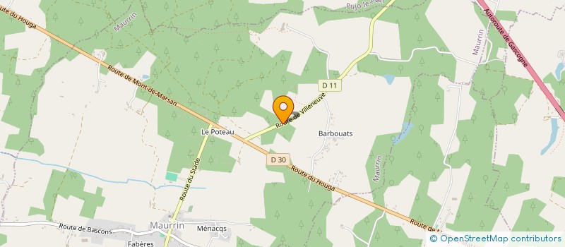 localisation de l'entreprise MONSIEUR CHRISTIAN DUTHIL  MAURRIN