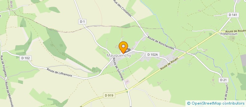 localisation de l'entreprise MONSIEUR CHRISTIAN DUVAL  MAUQUENCHY