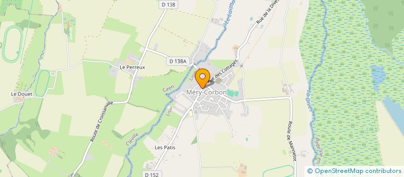 localisation de l'entreprise MONSIEUR CHRISTIAN DUVAL  MERY-BISSIERES-EN-AUGE