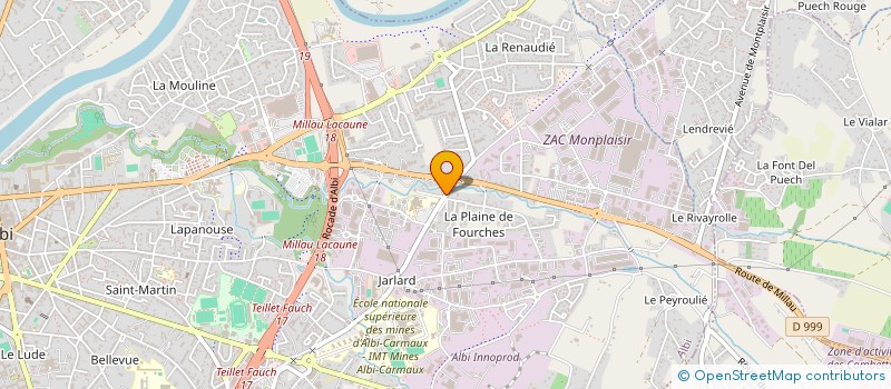 localisation de l'entreprise MONSIEUR CHRISTIAN EB à ALBI