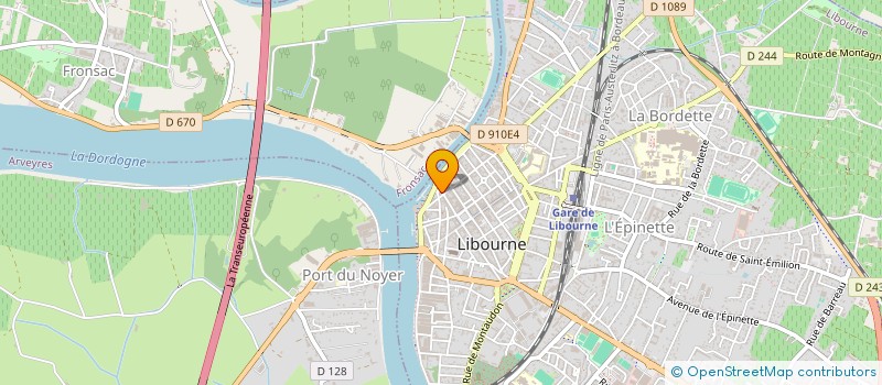 localisation de l'entreprise MONSIEUR CHRISTIAN ECLANCHER à LIBOURNE