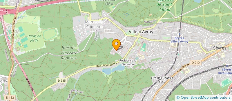 localisation de l'entreprise MONSIEUR CHRISTIAN EKOA  VILLE-D'AVRAY