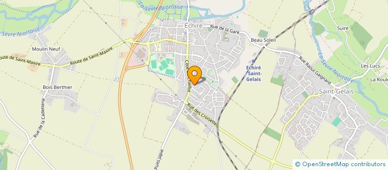 localisation de l'entreprise MONSIEUR CHRISTIAN ELIE  ECHIRE